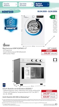 Backofen im aktuellen METRO Prospekt (Pforzheim) Backofen im METRO Prospekt "Wochenangebote" mit 52 Seiten (Pforzheim)