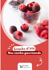 Catalogue Autres Magasins Recettes en cours à Les Vans et alentours, "Snacks d'été : Nos combo gourmands", 1 page, 16/06/2025 - 17/08/2025