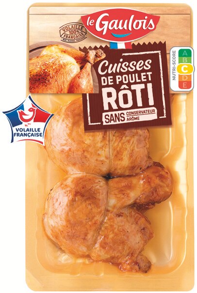 Le Gaulois Cuisses de poulet rôties cuites