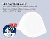 LED-Nachtlicht mini Q im aktuellen V-Markt Prospekt für 4,99 €