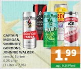 Getränke A-Z Alt Rehse - CAPTAIN MORGAN, SMIRNOFF, GORDONS, JOHNNIE WALKER Angebot im Prospekt CAPTAIN MORGAN, SMIRNOFF, GORDONS, JOHNNIE WALKER bei Getränke A-Z im Alt Rehse Prospekt für 1,99 €