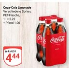 Aktuelle Coca Cola Angebote bei GLOBUS in Homburg Aktuelles Limonade Angebot bei GLOBUS in Homburg ab 4,44 €