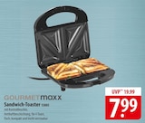 GOURMETmaxx Sandwich-Toaster im Angebot bei famila Nordost in Stralsund GOURMETmaxx Sandwich-Toaster Angebote bei famila Nordost Stralsund für 7,99 €