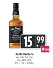 Tennessee Whiskey Angebote von Jack Daniel's bei Hieber Freiburg für 15,99 €