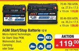 Aktuelles AGM Start/Stop Batterie Angebot bei Zimmermann in Bremen ab 119,00 €