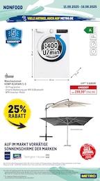 Waschmaschine Angebot im aktuellen METRO Prospekt auf Seite 21