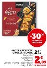 Gyoza crevette surgelés - YOMIA - Hyper U à Périgueux Gyoza crevette surgelés - YOMIA en promo chez Hyper U Périgueux à 2,09 €
