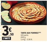 Tarte aux pommes en promo chez E.Leclerc Tarte aux pommes dans le catalogue E.Leclerc