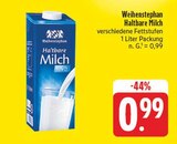 EDEKA Wört - Haltbare Milch Angebot im Prospekt Haltbare Milch bei EDEKA im Wört Prospekt für 0,99 €