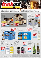 Aktueller Trinkgut Discounter Prospekt in Hallbergmoos und Umgebung, "Aktuelle Angebote" mit 4 Seiten, 20.04.2026 - 25.04.2026