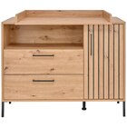 WICKELKOMMODE Line Eiche Artisan Angebote von Jimmylee bei XXXLutz Möbelhäuser Ingolstadt für 329,90 €