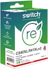 Pack de 2 cartouches d'encre canon pg-540/cl-541xl remanufacturées - SWITCH en promo chez Bureau Vallée Pack de 2 cartouches d'encre canon pg-540/cl-541xl remanufacturées - SWITCH dans le catalogue Bureau Vallée