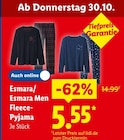 Men Fleece-Pyjama Angebot in Lauffen Men Fleece-Pyjama im aktuellen Prospekt bei Lidl in Lauffen