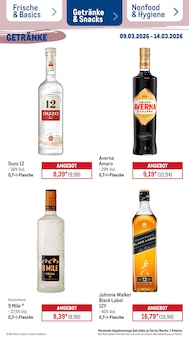 Whiskey im METRO Prospekt "Wochenangebote" mit 51 Seiten (Krefeld)