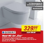 Wand-WC-Set „iCon“ Angebote von Geberit bei toom Baumarkt Dachau für 329,99 €