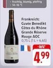 Cuvée Benedikt Côtes du Rhône Grande Réserve Rouge AOC bei EDEKA im Rangendingen Prospekt für 4,99 €