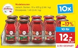 Nudelsaucen für 12,00 € bei Netto Marken-Discount im Angebot Nudelsaucen im aktuellen Netto Marken-Discount Prospekt