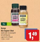 Bio Ingwer Shot im Angebot bei Markant in Kiel Bio Ingwer Shot Angebote von Bangs bei Markant Kiel für 1,49 €