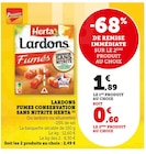 Promo Lardons Fumés Conservation Sans Nitrite à 0,60 € dans le catalogue Super U à Bouloire