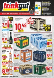 Trinkgut Prospekt für Ostbevern mit 6 Seiten Trinkgut Prospekt für Ostbevern: "Aktuelle Angebote", 6 Seiten, 10.11.2025 - 15.11.2025