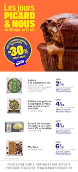 Prospectus Picard de la semaine "Les jours PICARD & NOUS" avec 2 pages, valide du 29/09/2025 au 12/10/2025 pour Plaisir et alentours