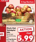 Dtsch./ital. Tafeläpfel XXL Angebote bei Kaufland Hoyerswerda für 5,99 €