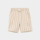 Bermuda droit taille élastiquée coton marron garçon à La Halle dans Soliers Bermuda droit taille élastiquée coton marron garçon à La Halle dans Soliers