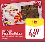 Deglet Nour Datteln von Tasty Planet für 4,49 € bei ALDI Nord im Angebot Deglet Nour Datteln von Tasty Planet im aktuellen ALDI Nord Prospekt