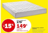 Matelas Extra Confort 140x90cm - Super U à Chartres Matelas Extra Confort 140x90cm en promo chez Super U Chartres à 149,00 €