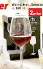 Weingläser 'Seresta' Angebote von homeware bei Thomas Philipps Altenburg für 1,99 €
