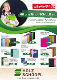 Holz Schödel Prospekt für Bad Schlema mit 4 Seiten Holz Schödel Prospekt für Bad Schlema: "Mit uns fängt SCHULE an.", 4 Seiten, 18.09.2025 - 24.09.2025