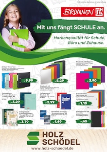 Holz Schödel Prospekt Mit uns fängt SCHULE an. mit 4 Seiten