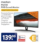 ALDI SÜD Duisburg - P52720 FHD Curved-Monitor Angebot im Prospekt P52720 FHD Curved-Monitor bei ALDI SÜD im Duisburg Prospekt für 139,00 €