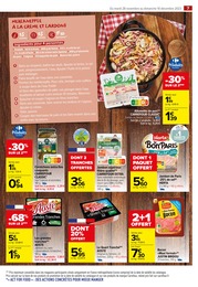 Prix et réduction Bacon dans le prospectus Carrefour Market en cours Offre Bacon dans le catalogue Carrefour Market du moment à la page 9