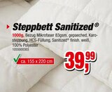 Aktuelles Steppbett Sanitized Angebot bei Die Möbelfundgrube in Saarbrücken ab 39,99 €