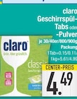 Geschirrspül-Tabs oder -Pulver von claro im aktuellen EDEKA Prospekt für 4,49 €