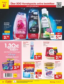Waschmittel im Netto Marken-Discount Prospekt "Aktuelle Angebote" mit 60 Seiten (Moers)