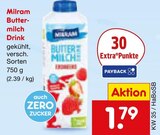 Aktuelles Buttermilch Drink Angebot bei Netto Marken-Discount in Hamm ab 1,79 €