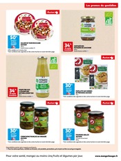 Promos Légumes bio dans le catalogue "Encore + d'économies sur vos courses du quotidien" de Auchan Hypermarché à la page 9