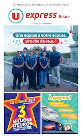 Prospectus Supermarchés U Express en cours à Arrabloy et alentours, "U Express", 40 pages, 15/09/2026 - 27/09/2026 Catalogue Supermarchés U Express en cours à Arrabloy et alentours, "U Express", 40 pages, 15/09/2026 - 27/09/2026