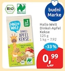 Dinkel-Apfel Kekse von Hallo Welt im aktuellen budni Prospekt