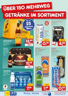 Mineralwasser im aktuellen Netto Marken-Discount Prospekt (Frankfurt (Main)) Mineralwasser im Netto Marken-Discount Prospekt "Aktuelle Angebote" mit 70 Seiten (Frankfurt (Main))