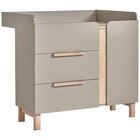 Wickelkommode im XXXLutz Möbelhäuser Prospekt WICKELKOMMODE Nomi Taupe, Sonoma Eiche von Jimmylee im aktuellen XXXLutz Möbelhäuser Prospekt für 389,90 €