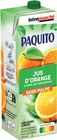 Jus à base de concentré d'orange sans pulpe - PAQUITO dans le catalogue Intermarché Super