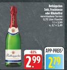 Sekt, Fruchtsecco oder Alkoholfrei bei nah und gut im Prospekt "" für 2,79 €