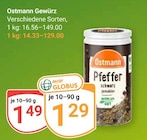 Gewürz im Angebot bei GLOBUS in Viersen Gewürz Angebote von Ostmann bei GLOBUS Viersen für 1,29 €