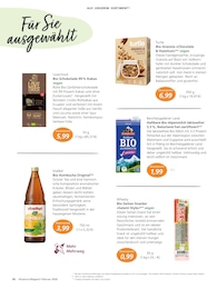 Vegan Angebot im aktuellen Alnatura Prospekt auf Seite 40