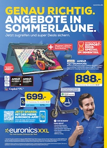 EURONICS Prospekt GENAU RICHTIG. ANGEBOTE IN SOMMERLAUNE. mit 14 Seiten