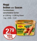 Maggi im V-Markt Prospekt Brühen oder Saucen von Maggi im aktuellen V-Markt Prospekt für 2,79 €