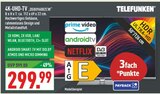 4K-UHD-TV D50U960B2CW von Telefunken für 299,99 € bei Marktkauf im Angebot 4K-UHD-TV D50U960B2CW von Telefunken im aktuellen Marktkauf Prospekt